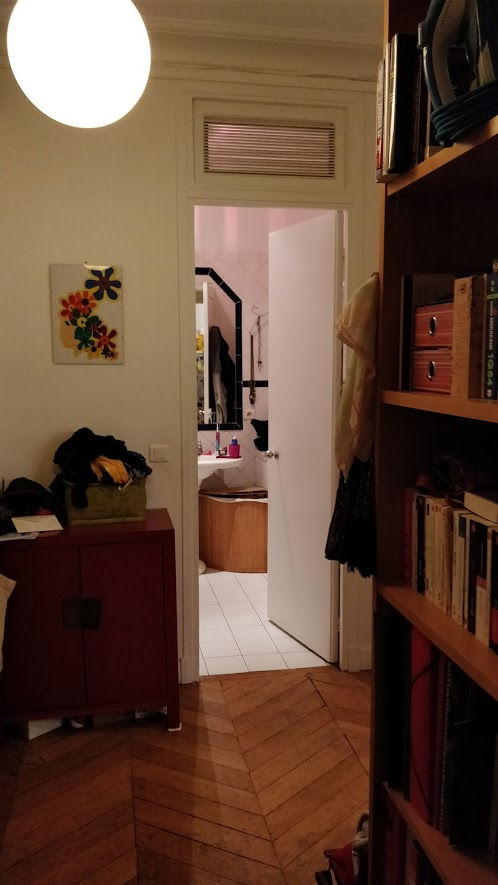 Chambre appartement Paris 17 avant rénovation