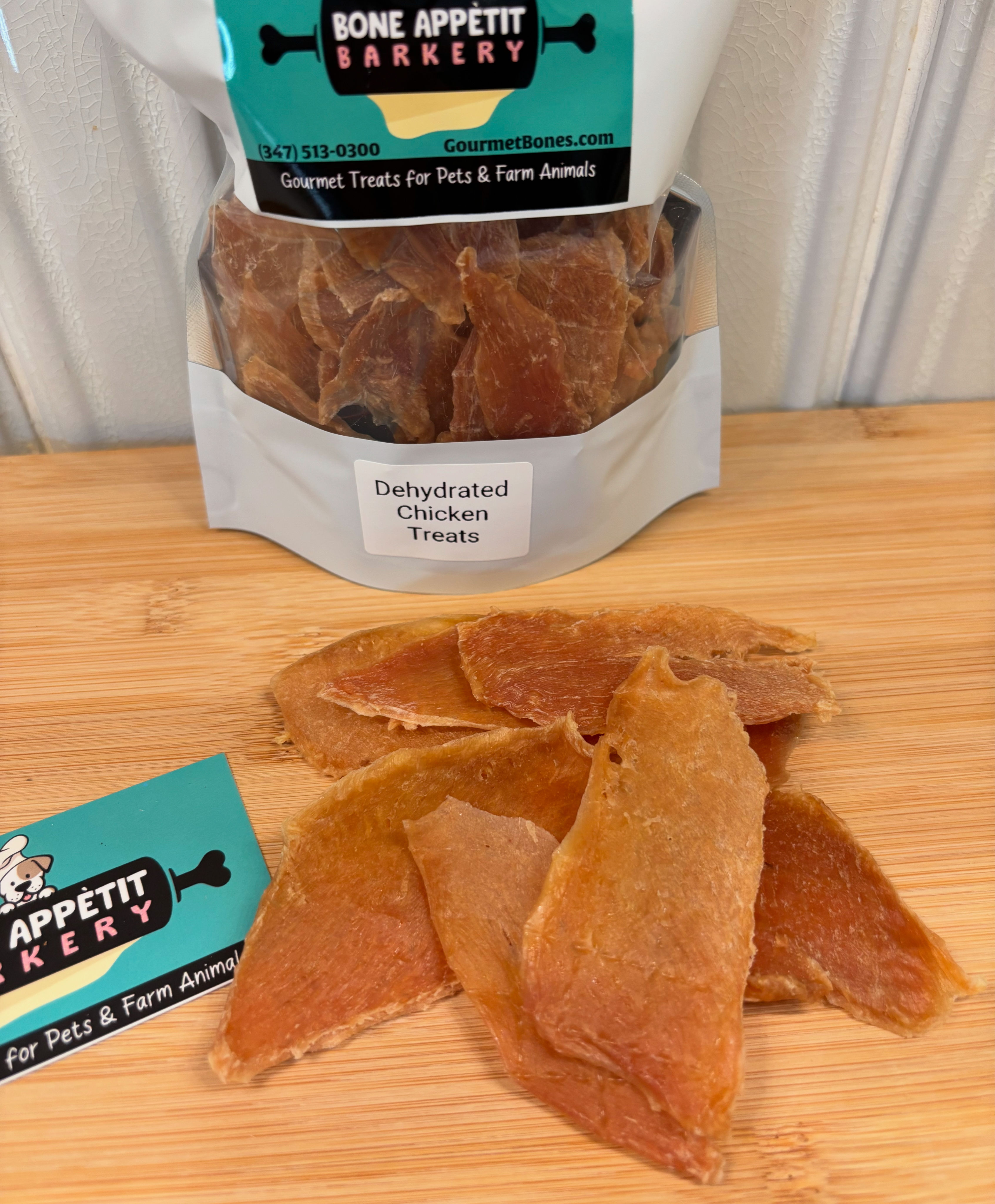Dehydrated Chicken Treats - single ingredient treats 
