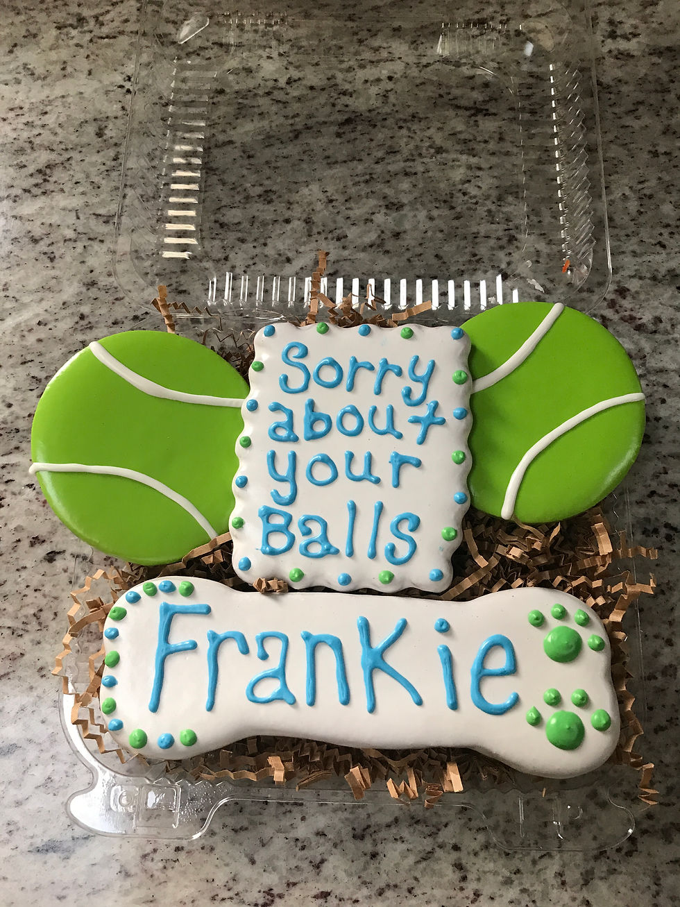 Thumbnail: Sorry About Your Balls - Get Well Soon Treat Box - Tennis Balls
