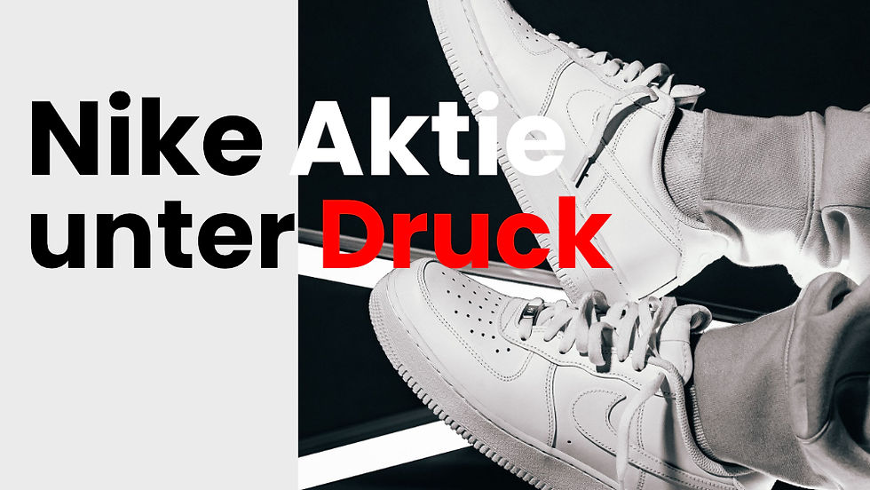 Die Nike Aktie steht unter Druck