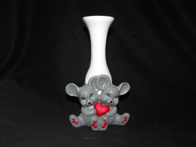 Cuddle Mice Bud Vase