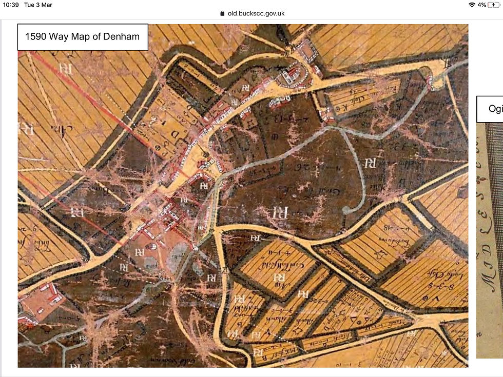 Denham map 1590