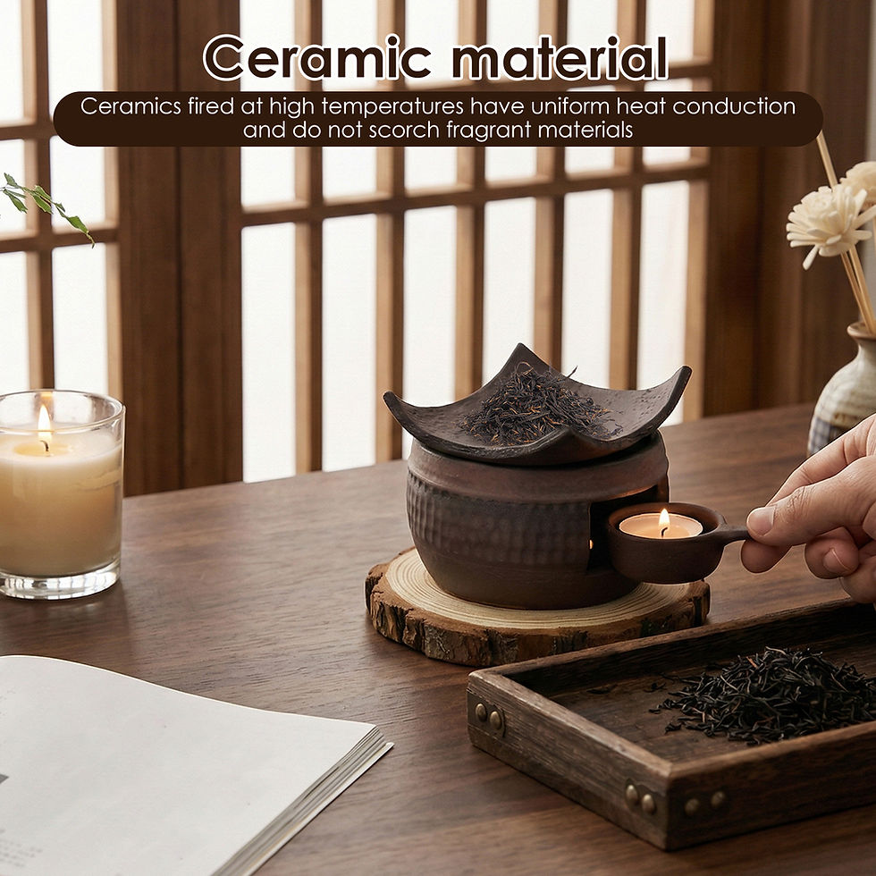 Thumbnail: Ember Ceramic Ritual Warmer - Essential Oil & Wax Melt Burner