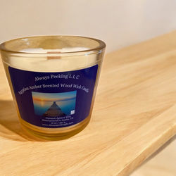 Egyptian Amber 16 oz Wood Wick Luxury Candle