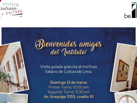 Lima : nuova visita guidata all'Istituto Italiano di Cultura