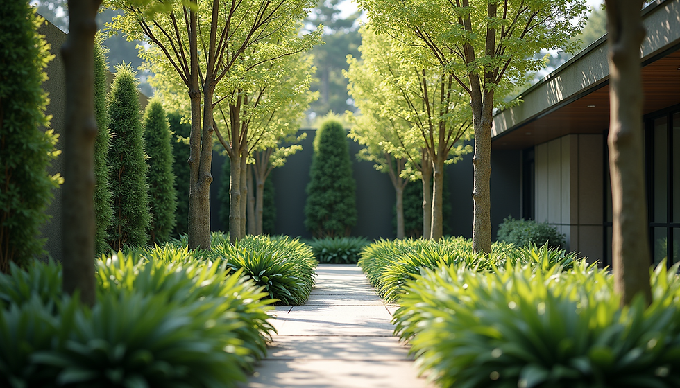 Maximising Space in a Tight Garden with Trees and Groundcovers