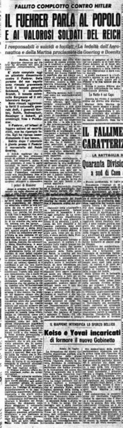 Resto del Carlino 21 Luglio 1944