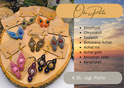 Ohr Perle - Art.Nr. 032 + Edelsteinvariante