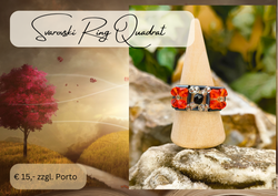 Svarovski Ring Quadrat Art.Nr. Ring 026