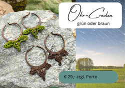 Ohr Creolen - Art.Nr. Ohr 033 + Wunschfarbe