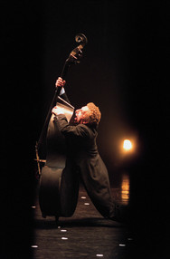 Le Quatuor "Sur la corde Rêve".
Théâtre de la porte Saint-Martin en 2003.
Avec J-C. Camors, L. Vercambre, P. Ganem, J-Y. Lacombe.
©www.pallages.com