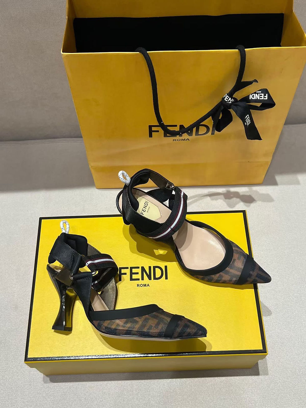 Thumbnail: Fendi Colibri Slingback Pumps