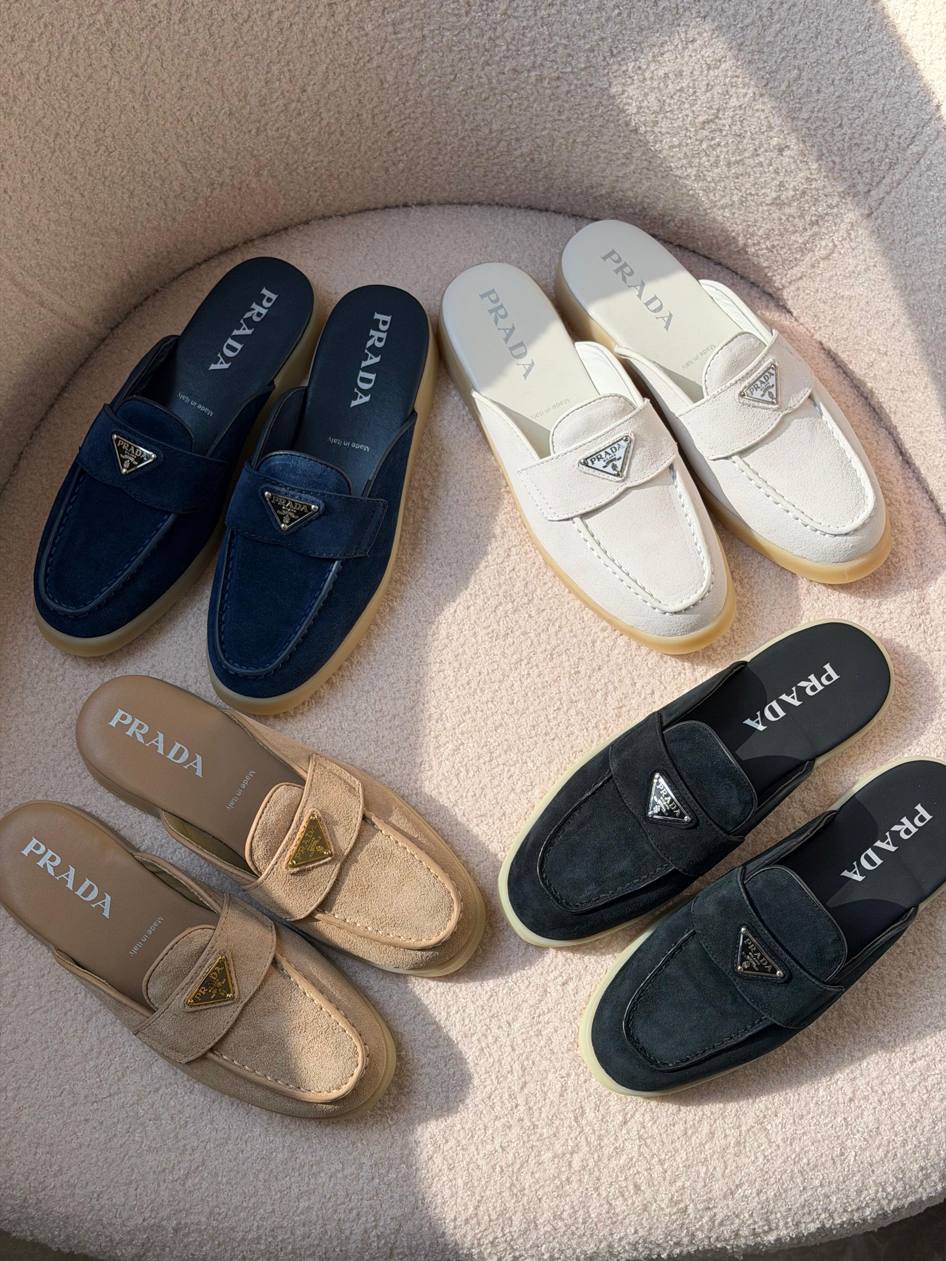 Prada Suede Mule