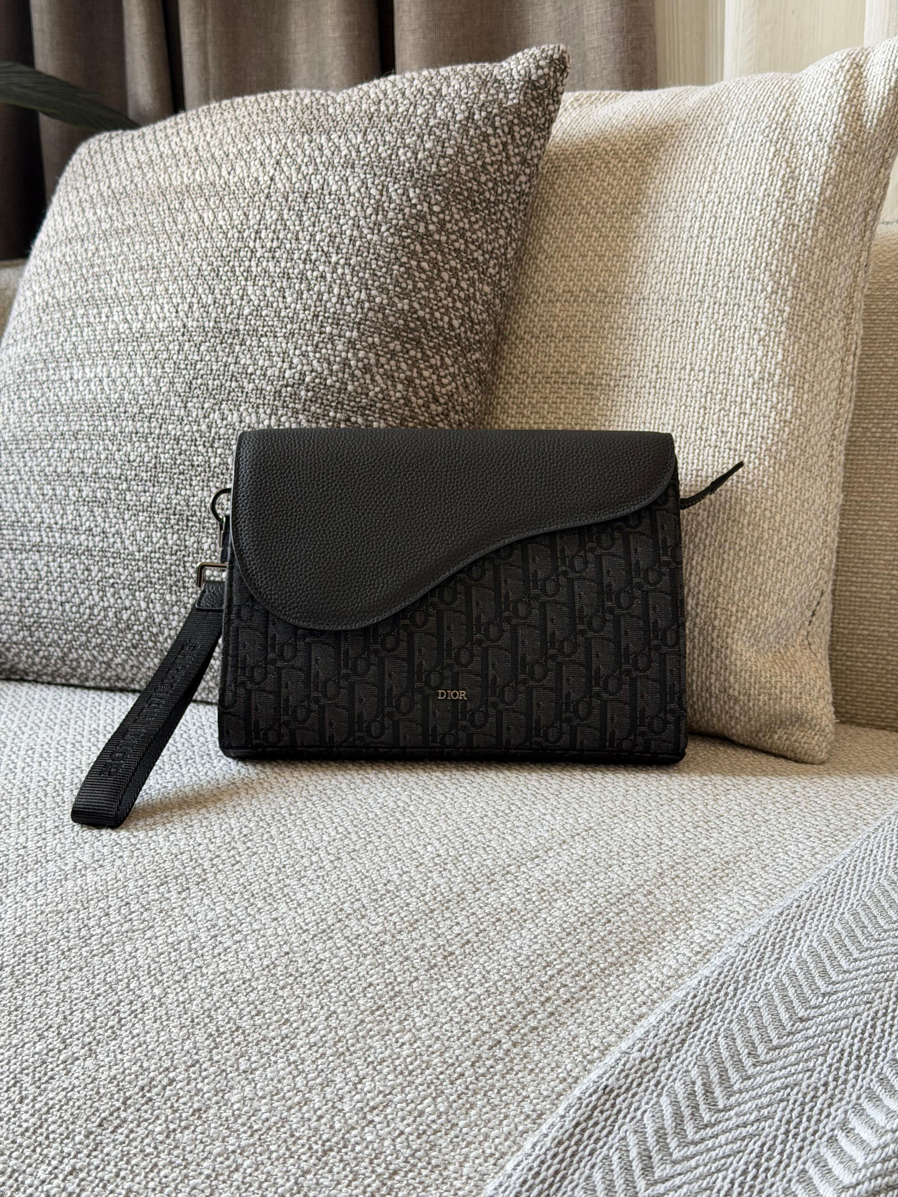 Dior Saddle A5 Triangle Pouch