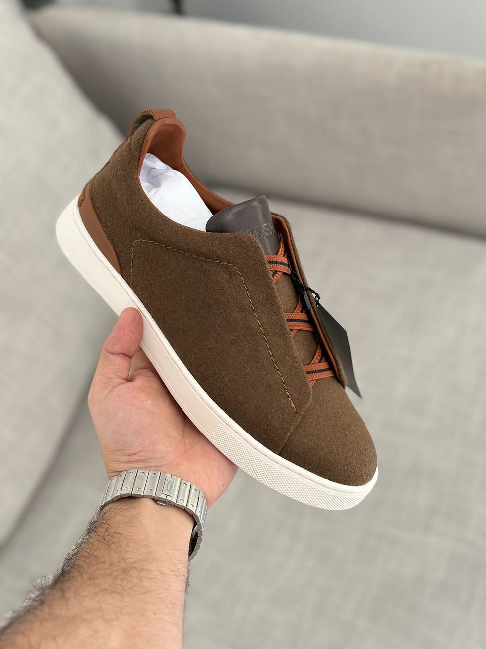 Thumbnail: Zegna Triple Stitch Sneakers