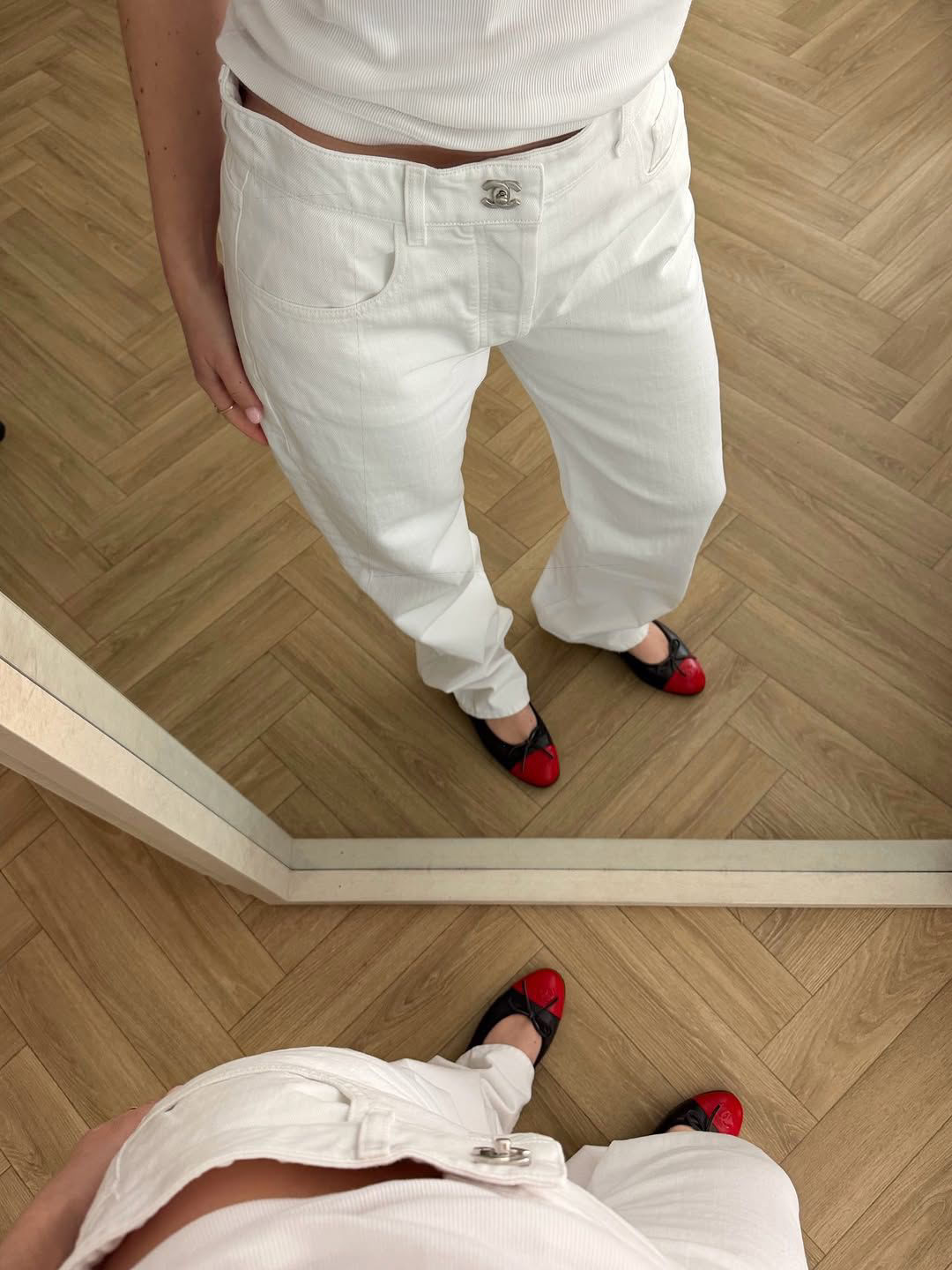 Chanel Signature Lock Jeans