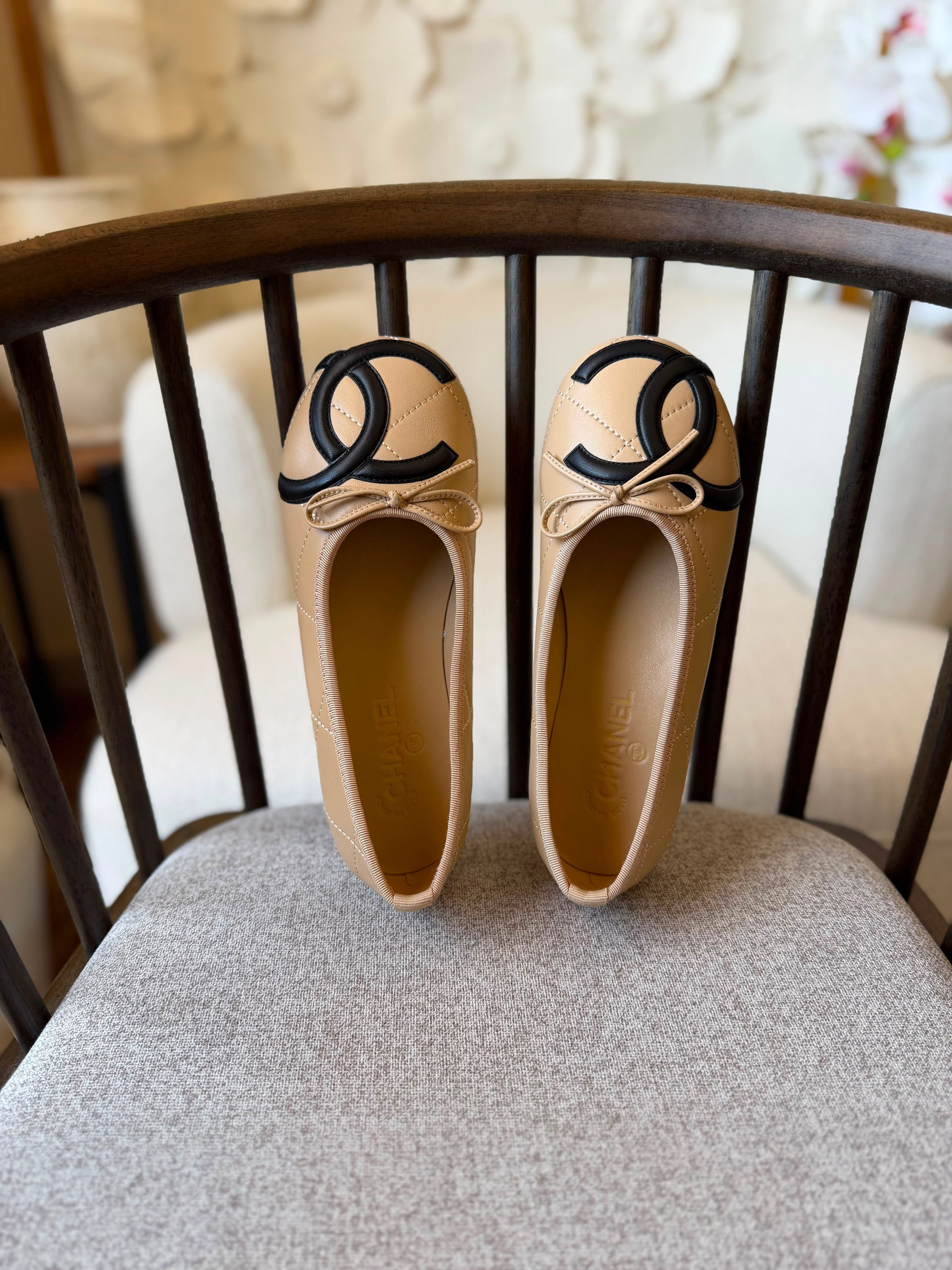 Chanel Coco Beach Ballet Flats