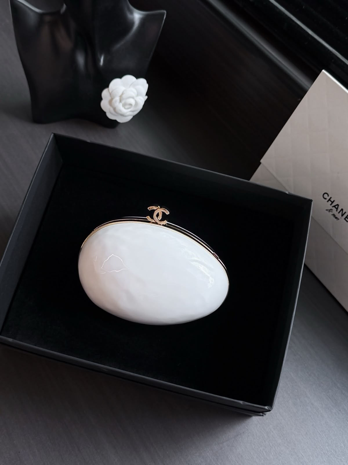 Chanel Small Egg Minaudiere Bag