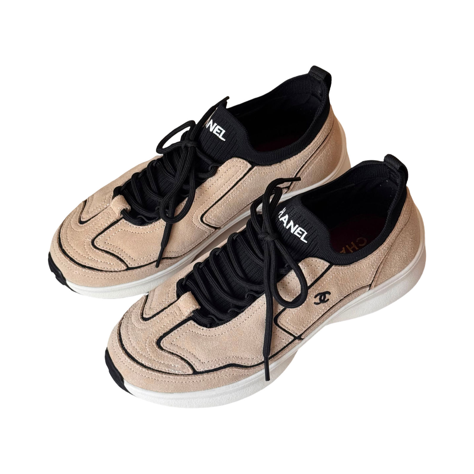Chanel Suede Sneakers