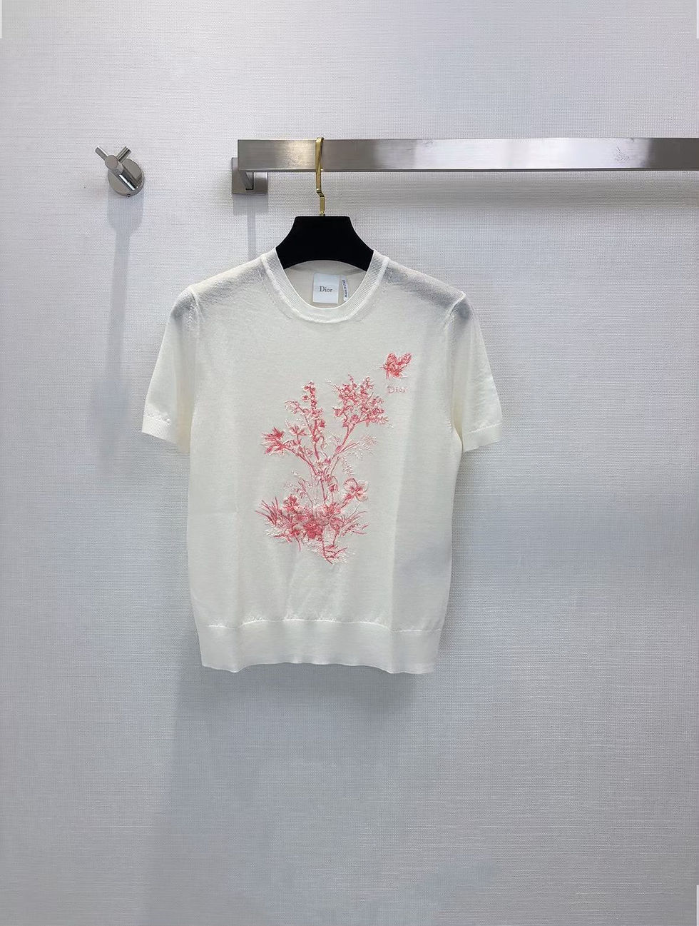 Thumbnail: Dior Dioriviera Short-Sleeved Embroidered T-Shirt