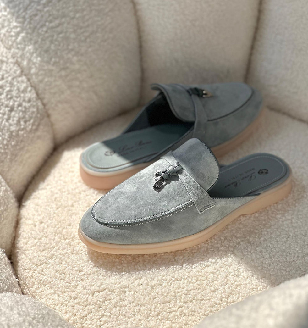 Thumbnail: Loro Piana Charms Walk Babouche Loafer Suede