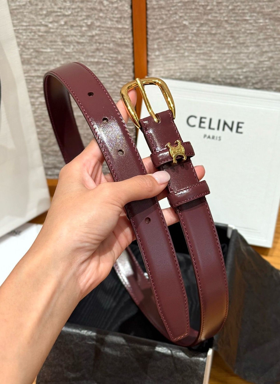Thumbnail: Celine Vivienne Belt 25mm