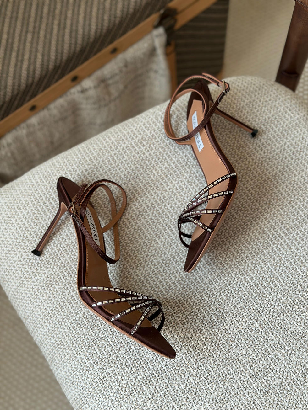 Thumbnail: Aquazzura Tell Me Crystal 85mm Sandal