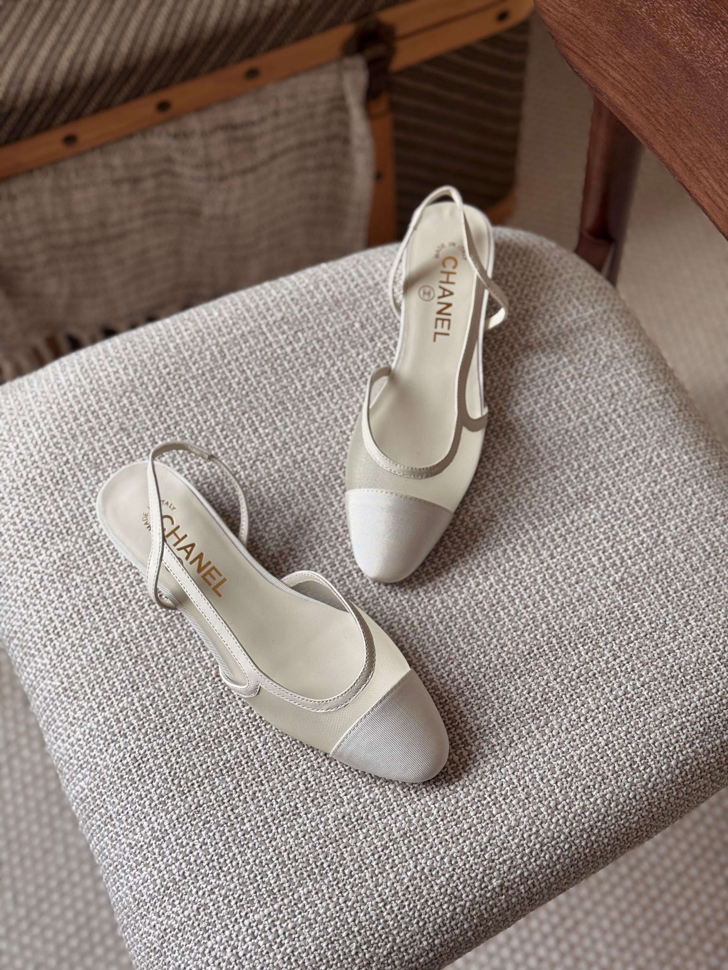 Chanel Slingback Ballet Flats
