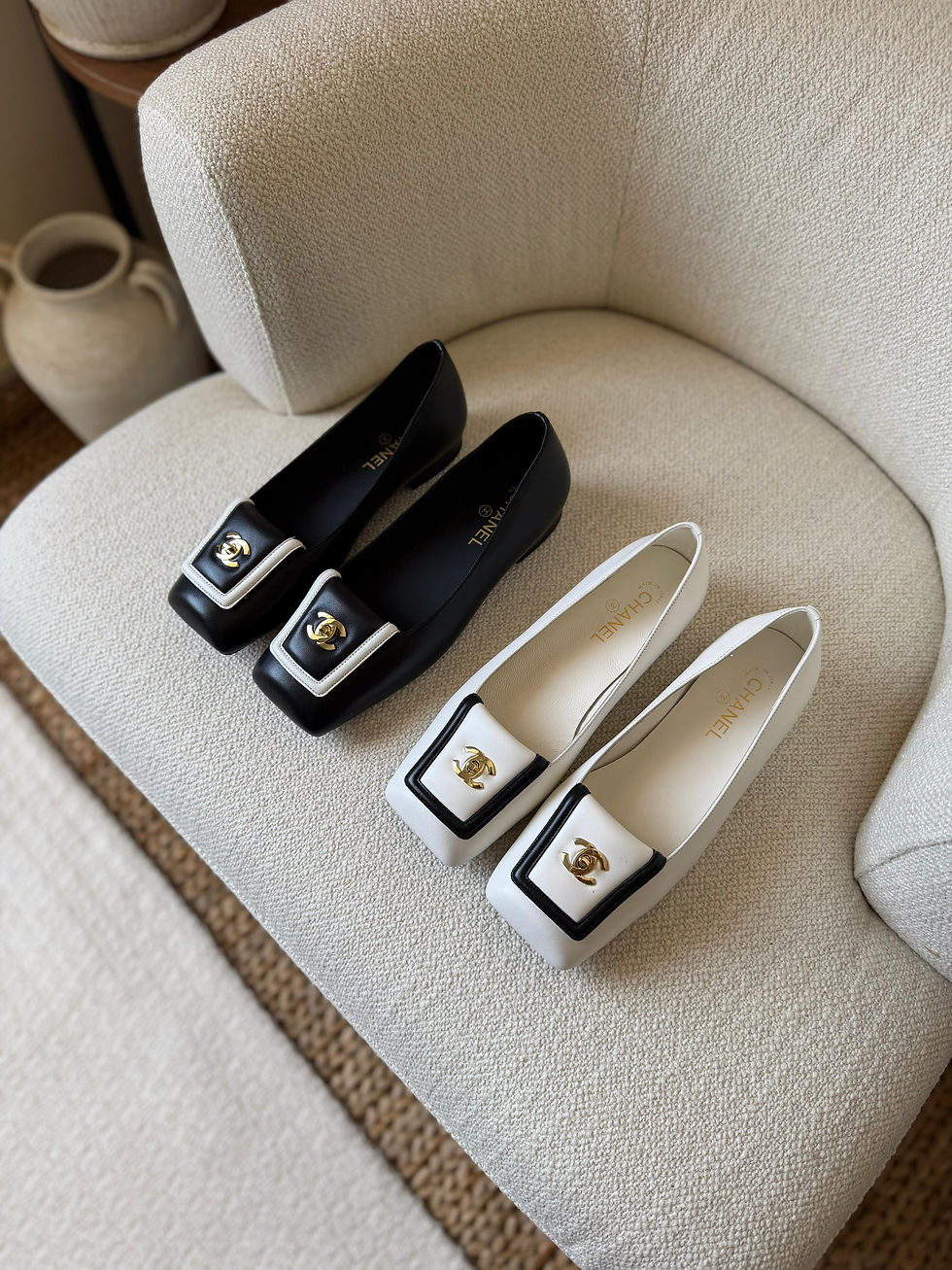 Thumbnail: Chanel Leather Flats