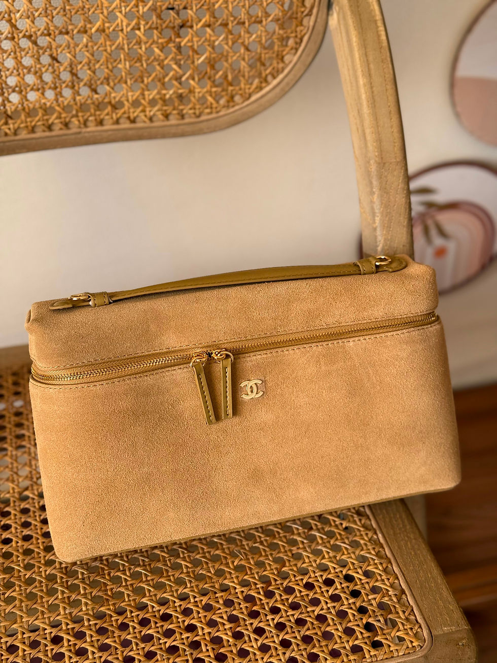 Thumbnail: Chanel Large Suede Vanity Bag