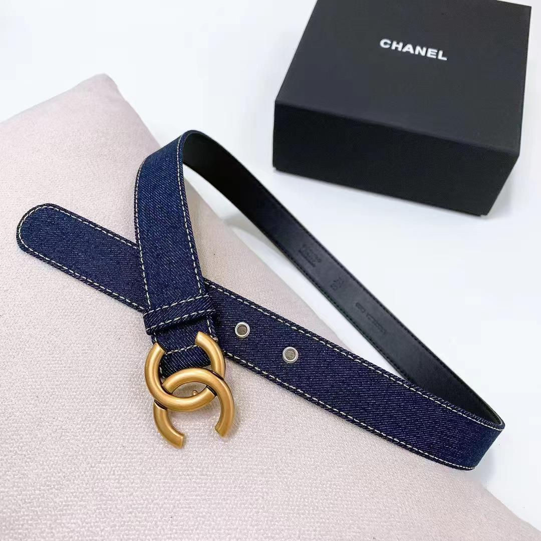 Chanel Denim Belt
