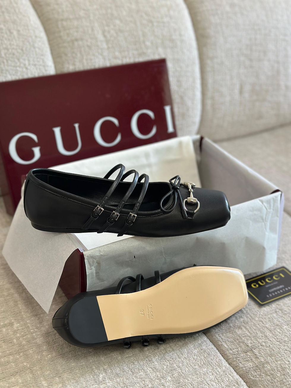 Thumbnail: Gucci Horsebit leather ballet Flats