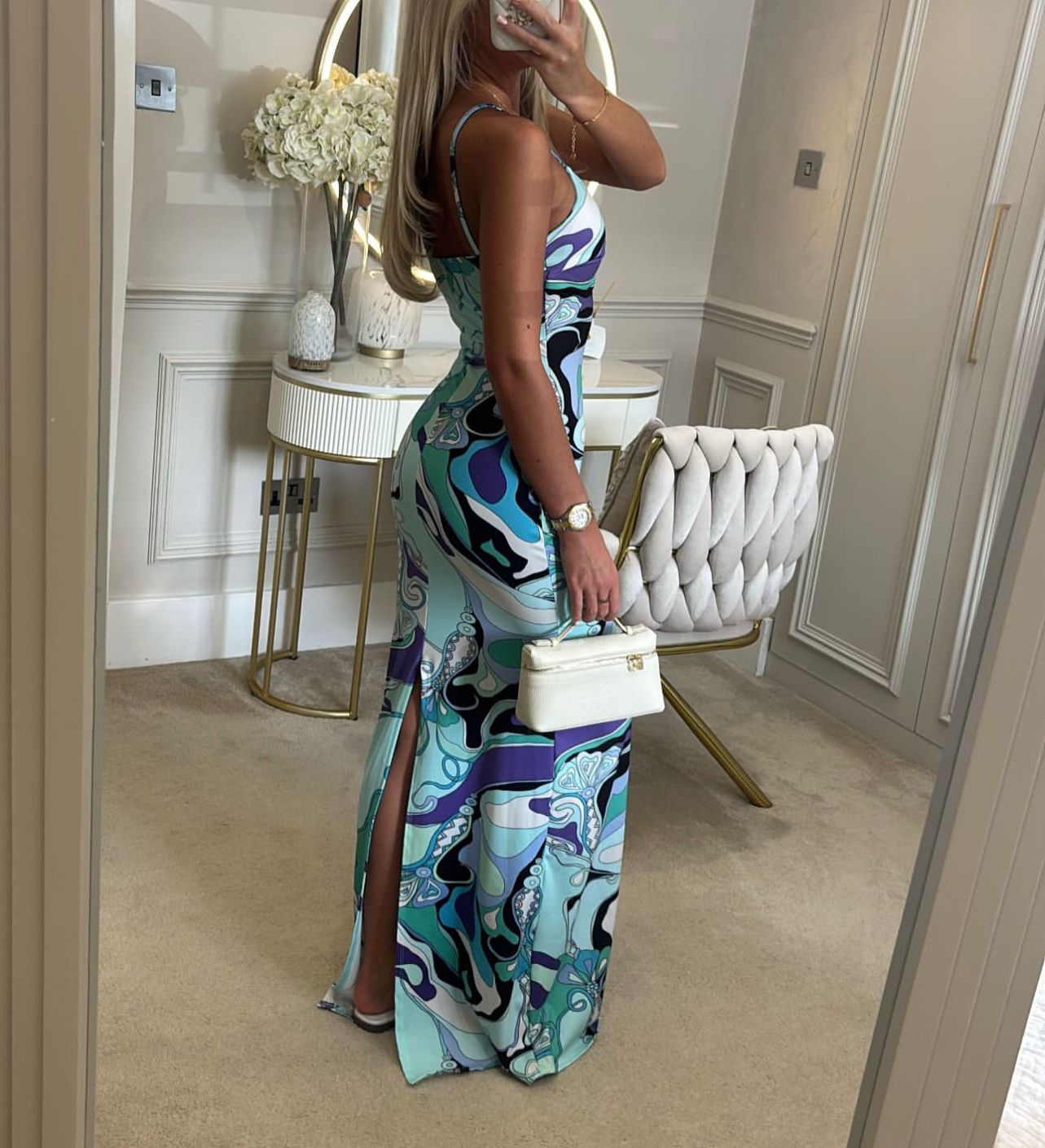 Emilio Pucci Iride-print Maxi Dress
