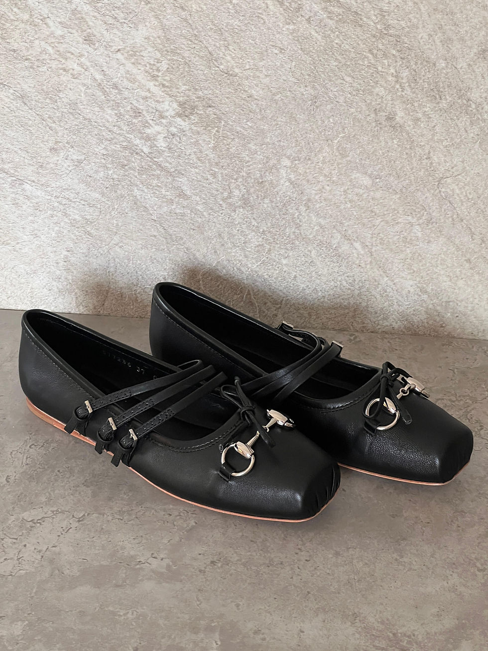 Thumbnail: Gucci Horsebit leather Ballet Flats