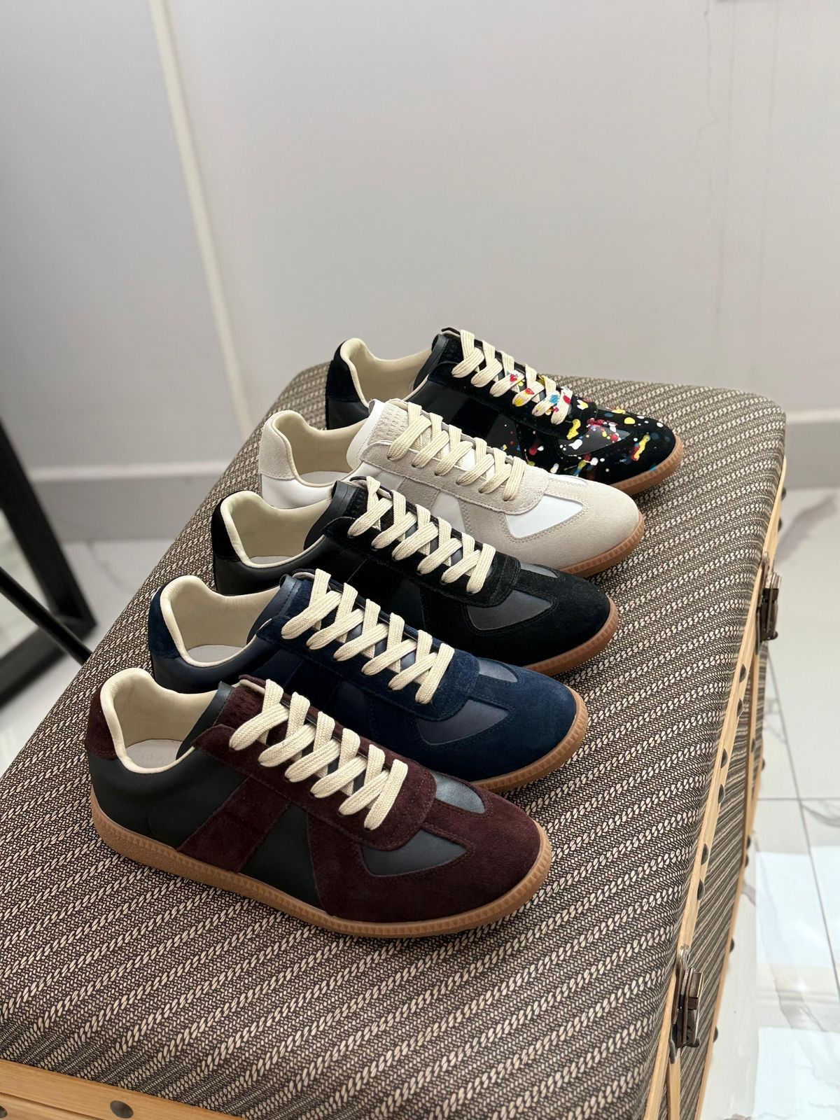Maison Margiela Calf & Lambskin Sneakers