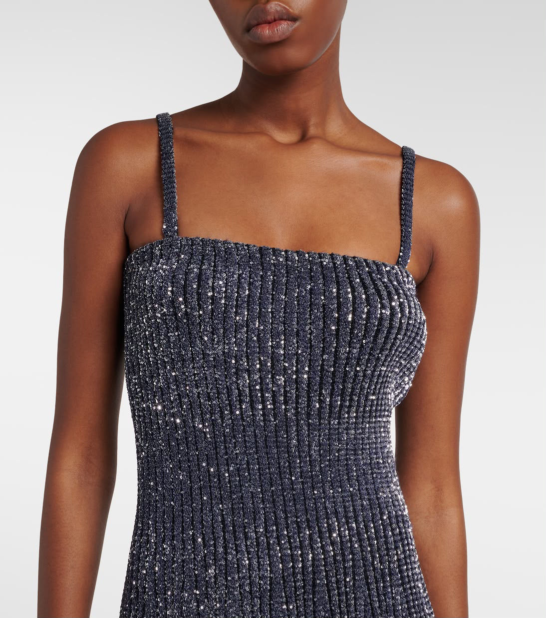 Alaia Sequin-Embellished Gown Dress