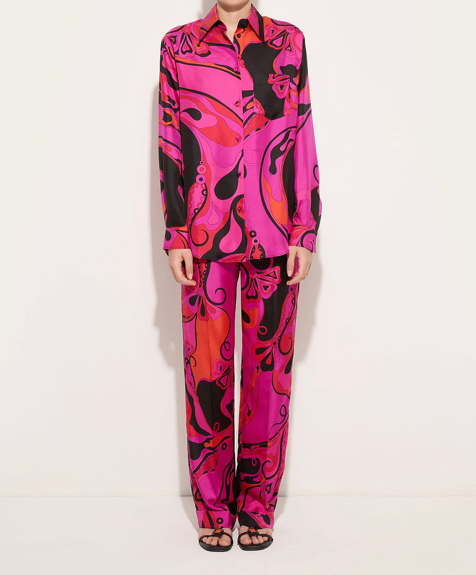 Thumbnail: Emilio Pucci Printed Silk Full Set