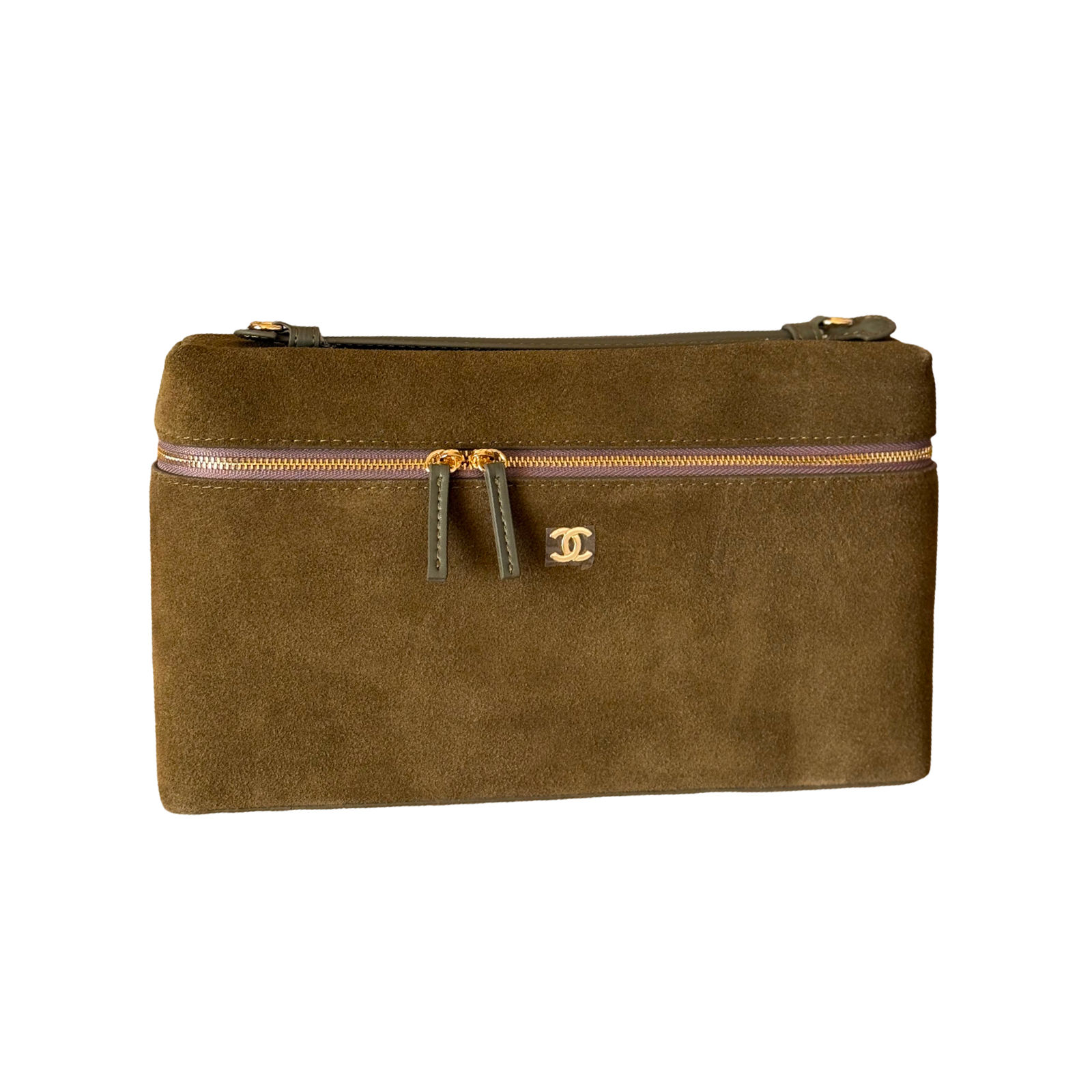 Chanel Large Suede Vanity Bag