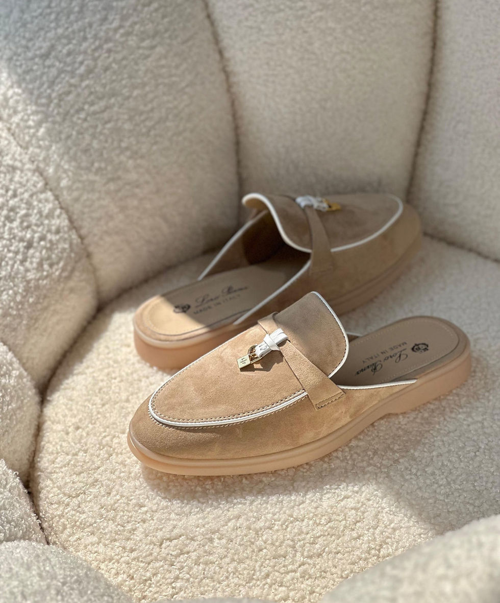 Thumbnail: Loro Piana Charms Walk Babouche Loafer Suede