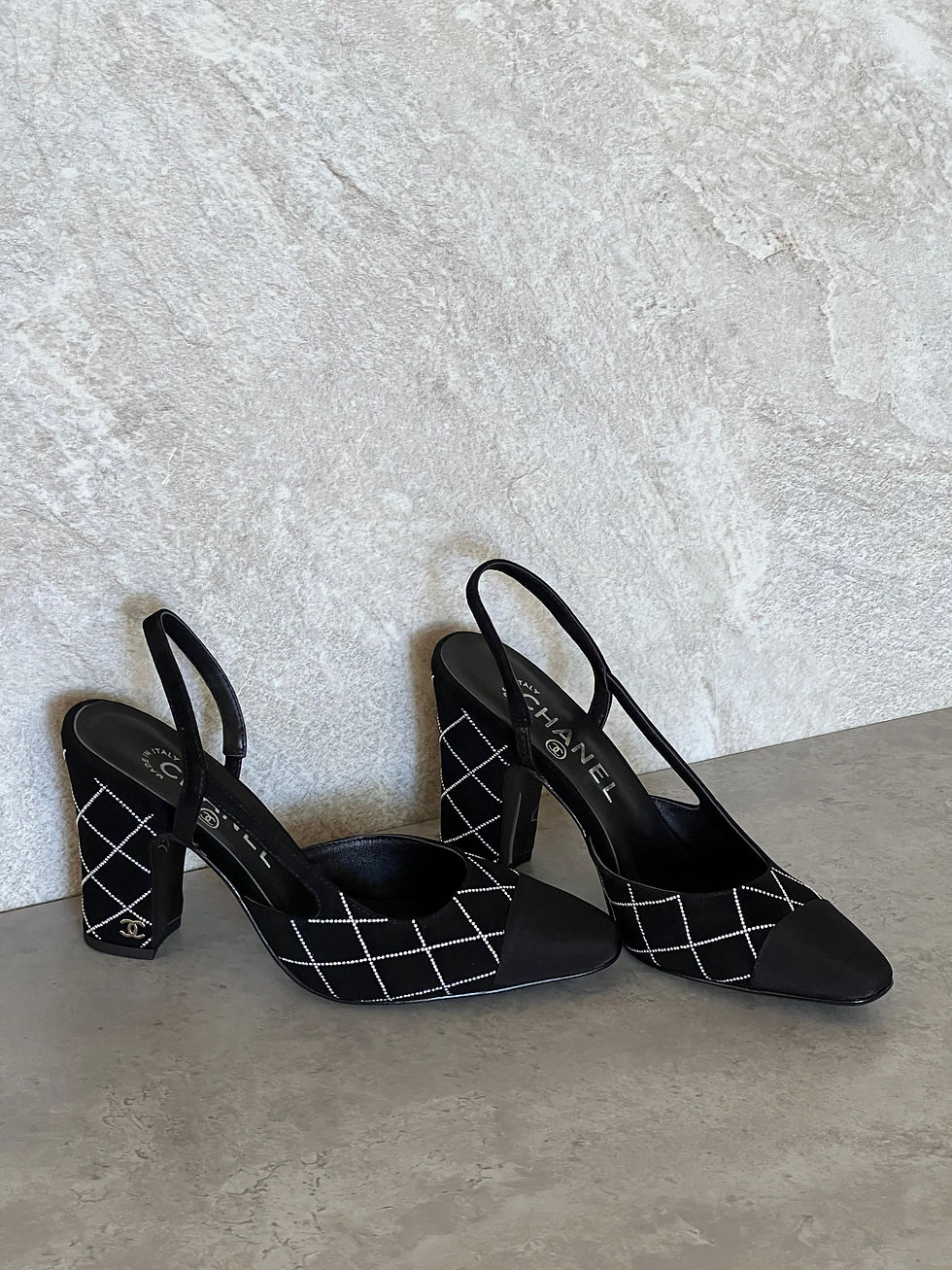 Thumbnail: Chanel Suede CC Slingbacks