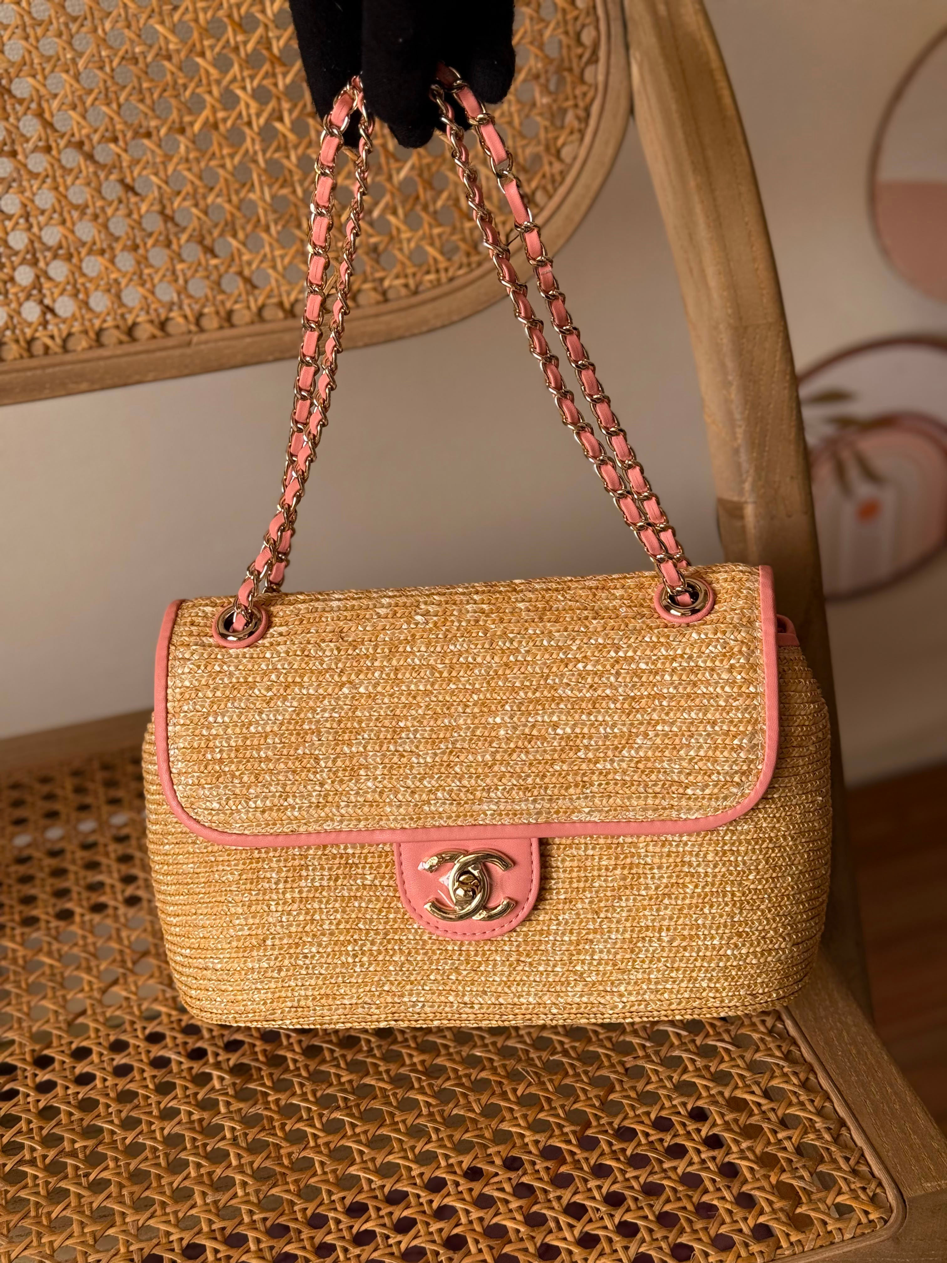 Chanel Raffia Bag 