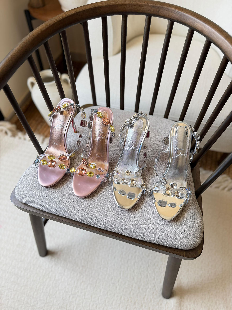 Thumbnail: Christian Louboutin Rosa Z 100 Sandals