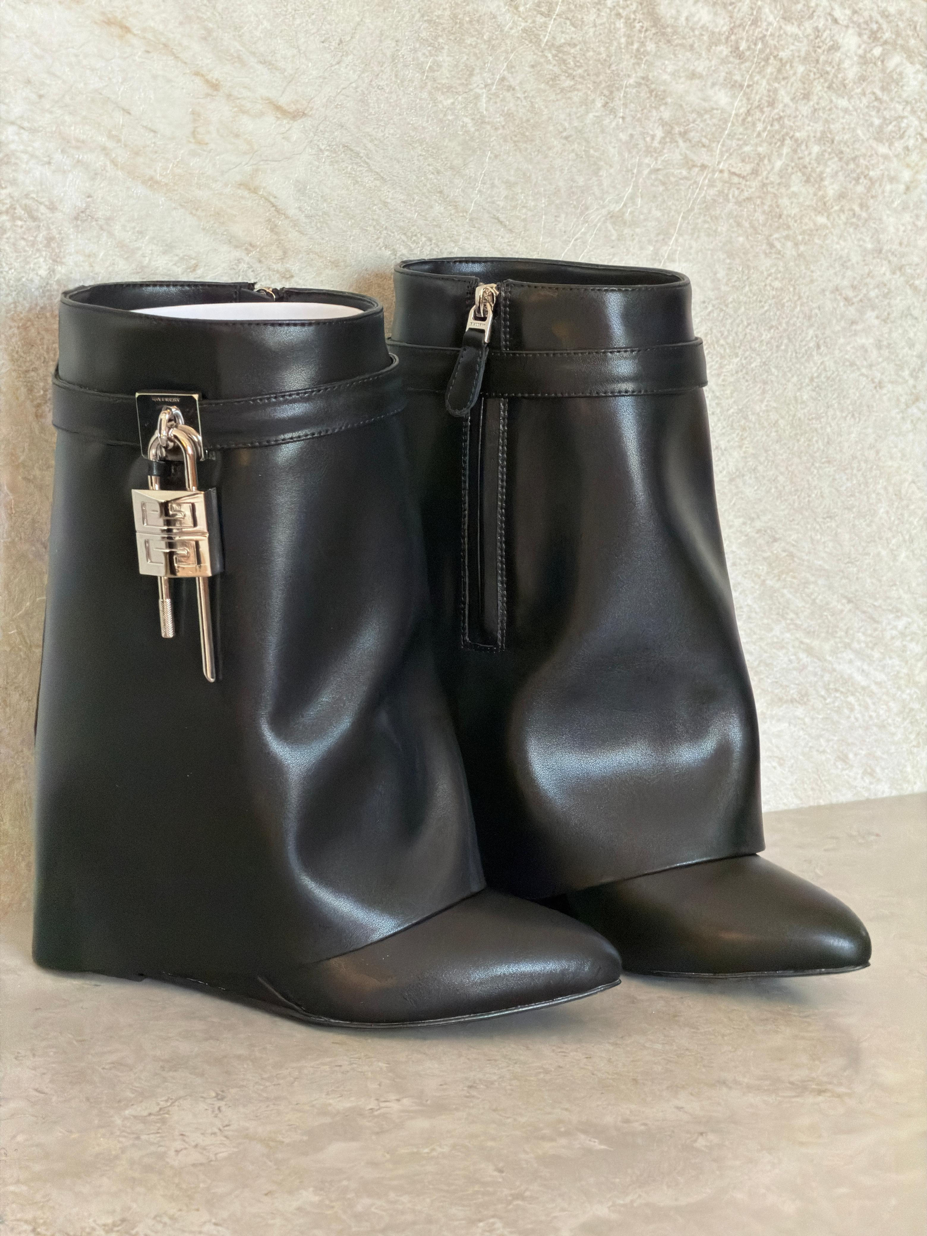 Givenchy Shark Lock Ankle Boots