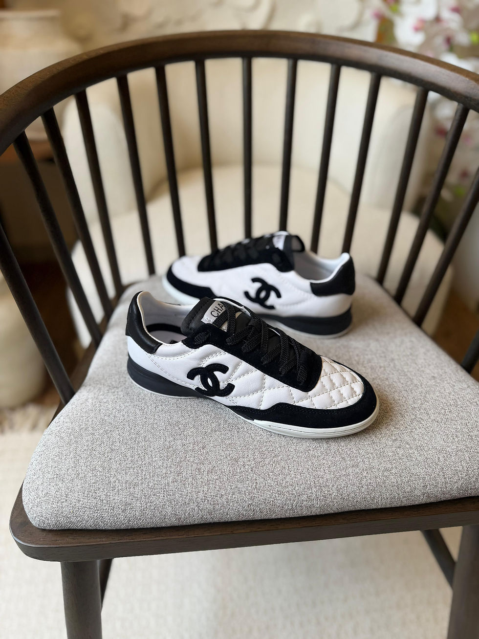 Thumbnail: Chanel CC Suede Trainers