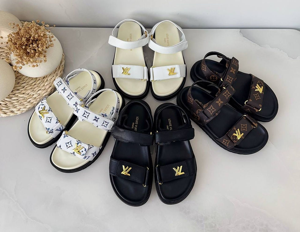 Thumbnail: LV Sunset Flat Comfort Sandal