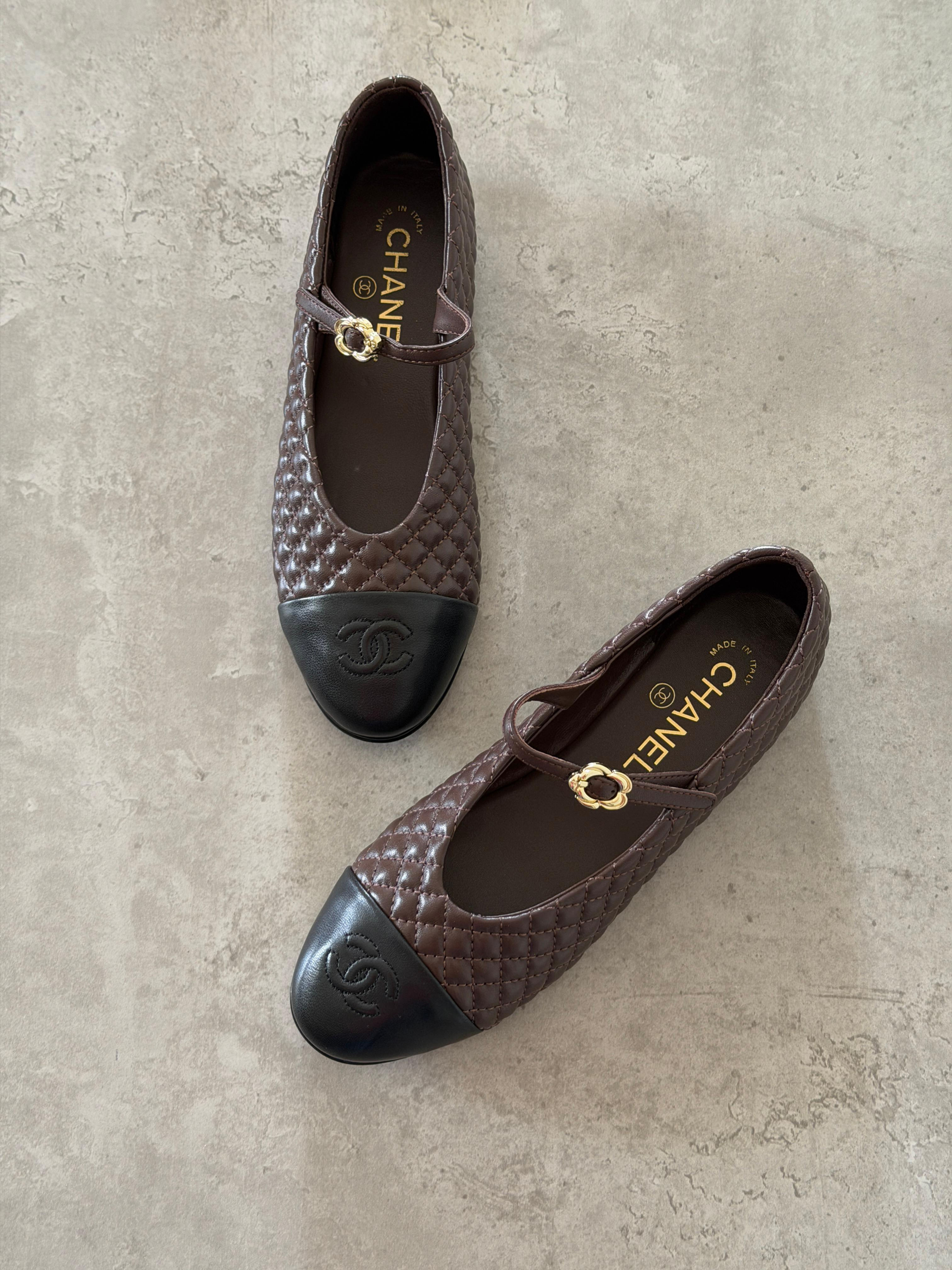 Chanel Mary Jane Ballet Flats