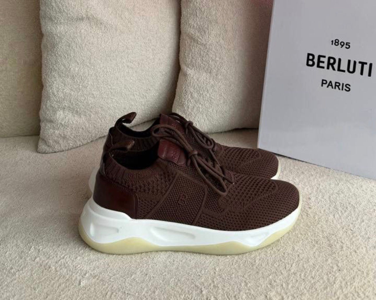 Berluti Shadow Sneaker Nylon and Calf Leather