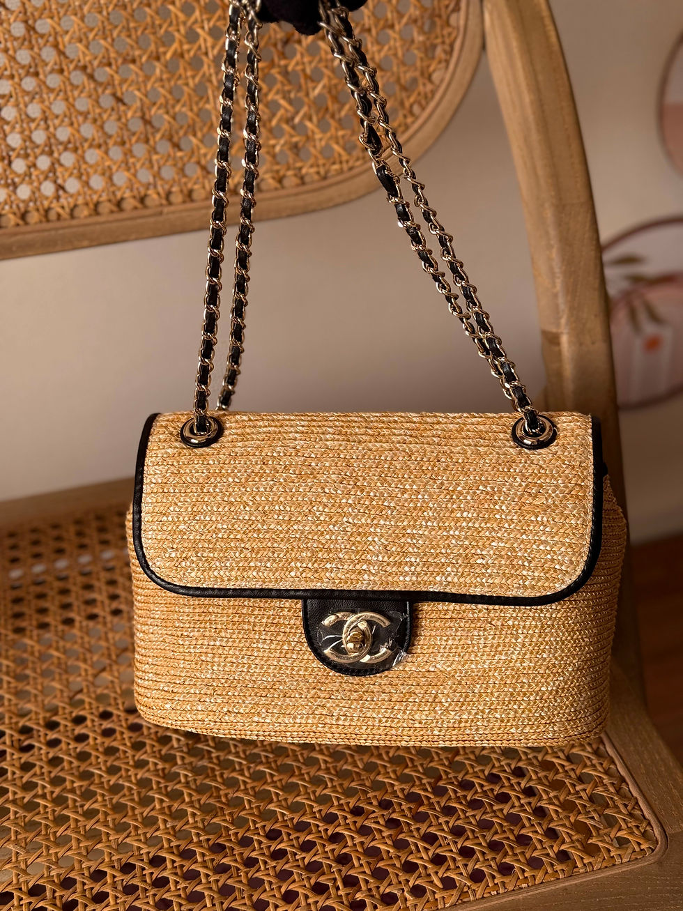 Thumbnail: Chanel Raffia Bag