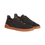 Thumbnail: Zegna Black Suede Triple Stitch Sneakers
