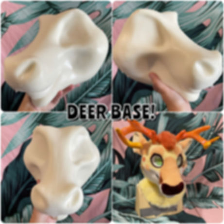 Deer Fursuit Headbase- MADE TO ORDER
